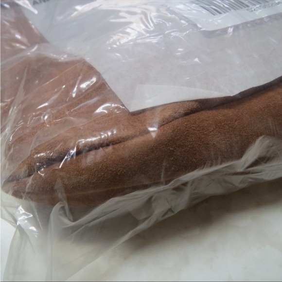 NWT Free People Slouchy Suede Chain Shoulder Bag Color: Burnt Bowen MSRP $58 - Picture 4 of 16